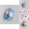 Adorable 3.14in Sanrio Cinnamoroll Plush Pendant Keychain Stuffed Doll Kids Gift