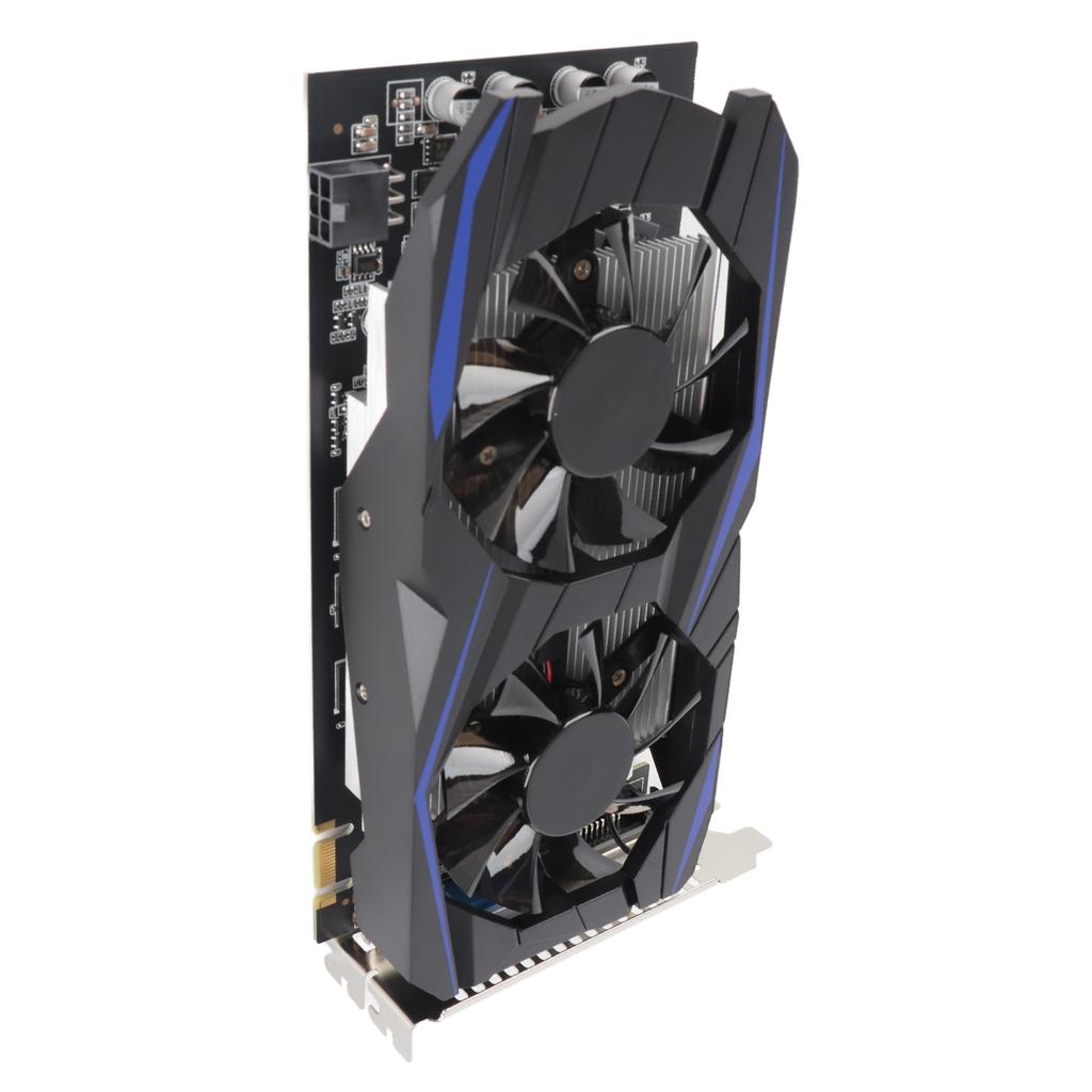 Gaming Graphics Card 192BIT GDDR5 Dual Fan High Definition Multimedia Interface VGA DVI Interface Computer Graphics