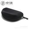 Large Black Oxford Cloth Eyeglass Case: Portable, Anti-Pressure, Sports Cycling with Hook, Customizable Print Option