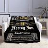 Hertog Jan LOGO Printed Blankets Fashion Warm Blanket Soft And Comfortable Blanket Home Travel Blankets BedLinings Birthday Gift