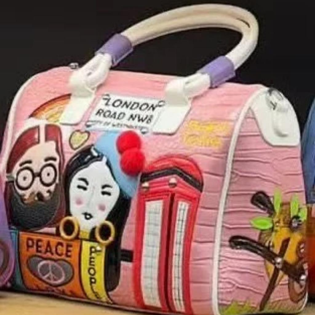 Trendy Handbag Niche Design Women'S Bag Creative Embroidery Shoulder Messenger Women'S Bag Boston Bag