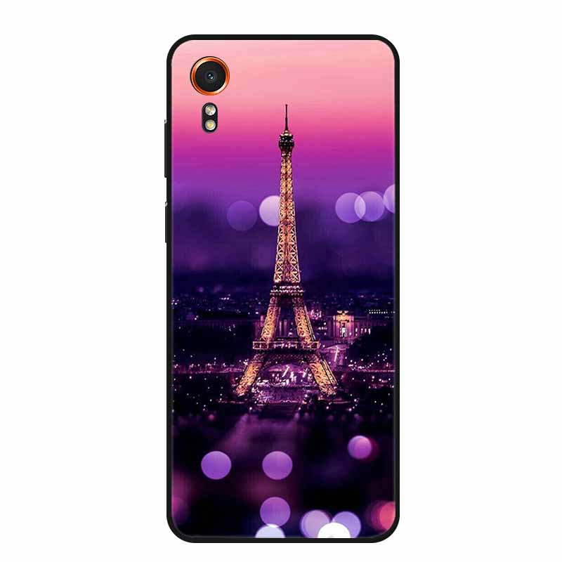 For Samsung Galaxy Xcover7 Case Black Silicone Soft Back Cover Case For Samsung Xcover 7 Phone Case Cover X Cover 7 6.6" Funda