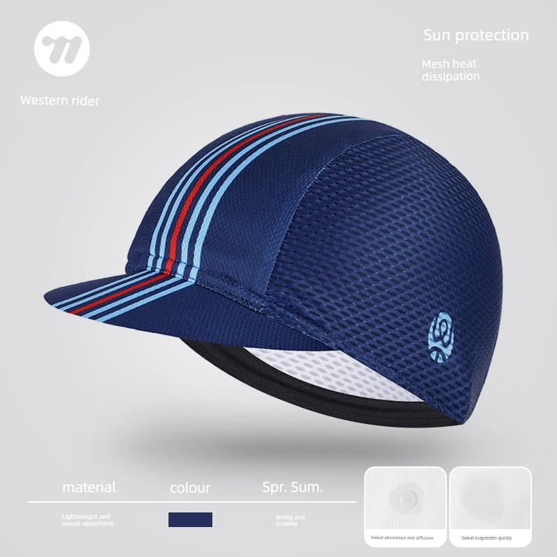 West Rider Cycling Cap Ice Silk Sun Protection Helmet Liner Head Cover Unisex Summer Sweat-Absorbing Quick-Drying Cycling Gear