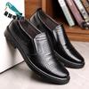 Star-headed Woodpecker Leather Shoes Leather Business Casual Leather Shoes Men's Autumn Breathable Doudou Shoes
