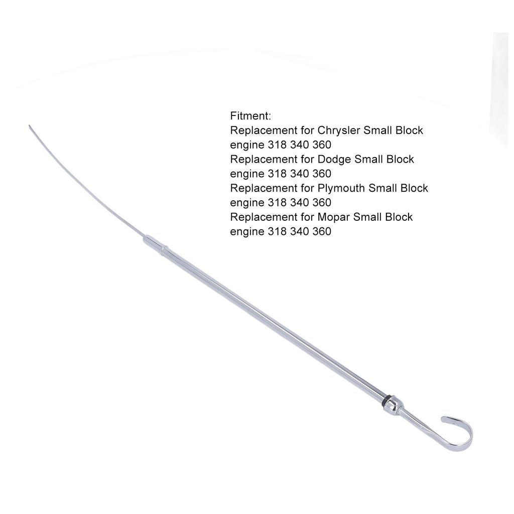 Engine Oil Dipstick Tube 12 in Stainless Steel Fluid Oil   Dipstick Tool Replacement for   318 340 360 Engine