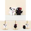 Soft And Cuddly Plush Cat Doll Keychain Charming Alien Big Eye Cat Accessory