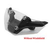 Motorcycle Accessories Front Windshield Bracket Black ABS Wind Deflector Frame Fit For YAMAHA MT-09 SP 2024