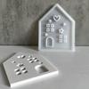 Silicone House 3D Moulds Reusable DIY Handmade House Molds Multifunctional House Shaped Candlestick Mould for Table Decoration