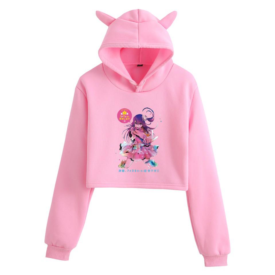 2023 Japanese Anime Oshi No Ko Starry Child Cat Ear Hoodie