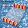 New Arrival Adult Inflatable PVC Water Lounger - Striped Mesh Floating Hammock