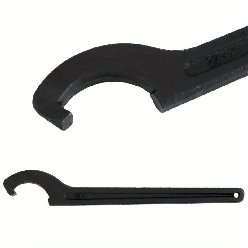 1 Τμχ DIYWORK Εργαλείο Χειρός από Ανοξείδωτο Ατσάλι Εργαλείο Κλειδί Σχήματος C Κεφαλή Γάντζου Ημισελήνου Κλειδί για Στρογγυλό Παξιμάδι 22-26mm