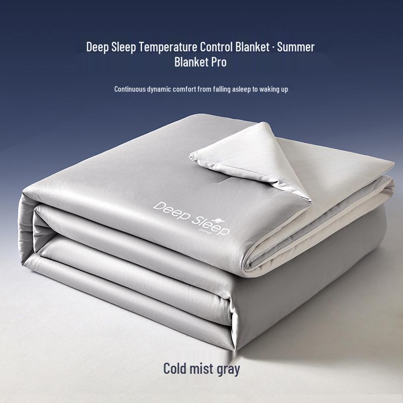 Breathable Cotton Summer Quilt for Cool Sleep - Temperature Control, Comfortable, for Single or Double Bed