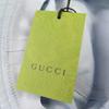 Makelloser GUCCI Hut Bestickter Logo-Eimerhut Hellblau Baumwolle Damen S 782733 Gebraucht