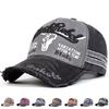 Cappellini da Baseball Unisex Neri con Ricamo Lettere BlackRebel Lavati Primavera e Autunno Outdoor Regolabili Cappelli Casual Cappello Parasole