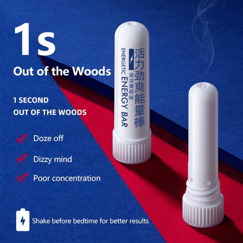 5Pcs Mints/Grapefruit Energy Stick Nasal Aspiration Mint Nose Breathing Stick Aromatherapy Nasal Inhaler Energy Vapors Stick