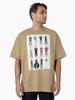 David Bowie Aesthetic Ziggy Stardust Lightning and Cute Retro Music Quotes Sticker Oversized T-Shirt