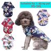 4-Pack Hawaiian Dog Shirt - Summer Sweatshirts Pet Shirt - Cool, Breathable Dog