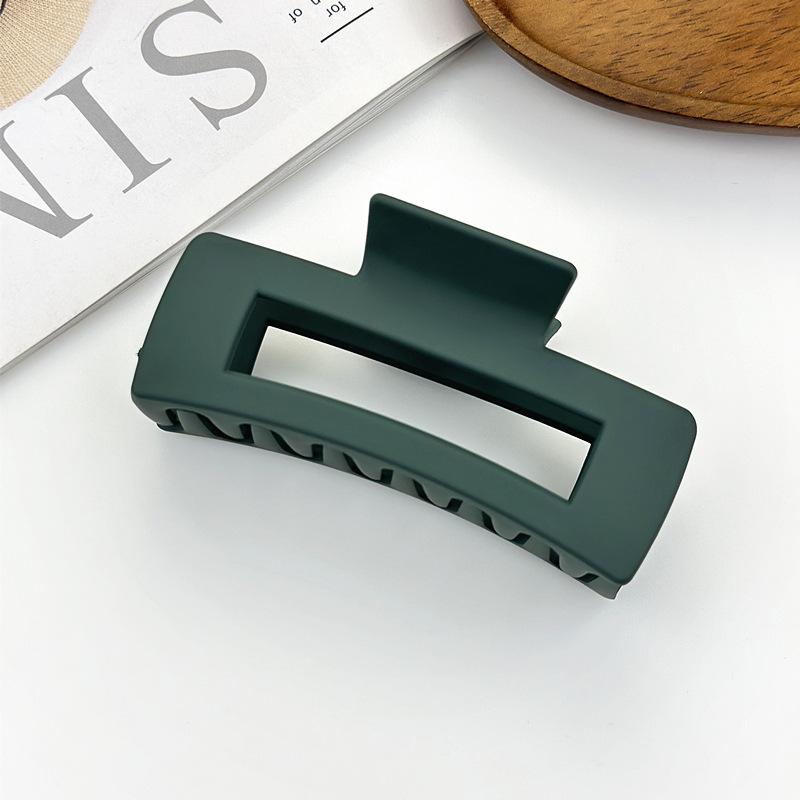 Matte Square Retro Acrylic Hair Claw Clip for Women