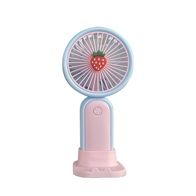 USB Rechargeable Mini Handheld Portable Fan - Compact & Minimalist Design for Summer.