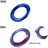 1Pair Door Audio Speaker Rings A-pillar Loudspeaker Decorations Circle Trims For 2016 2017 2018 2019 10th Gen Honda Civic