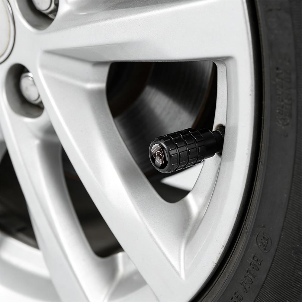 4Pcs Aluminum Wheel Tire Valve Caps Dust Stem Cover Badge For Peugeot 206 207 208 306 307 308 508 106 107 108 2008 3008 5008 RCZ