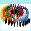 Colorful Dominoes Educational Toy For Boys Wood Material Brain Teaser Early Learning Intellectual Development 120 Pieces