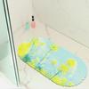 Beautiful Small Flower Picture Balcony Bathroom Mat Hydrophobic Non-Slip Door Mat Swimming Pool Public Places Non-Slip Floor Mat