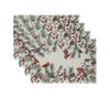 Heat-Resistant Stain-Proof Linen Party Placemats - Festival Collection