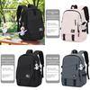 Large Capacity Solid Color Student Backpack With Anti Wear And Waterproof Technology For University And School