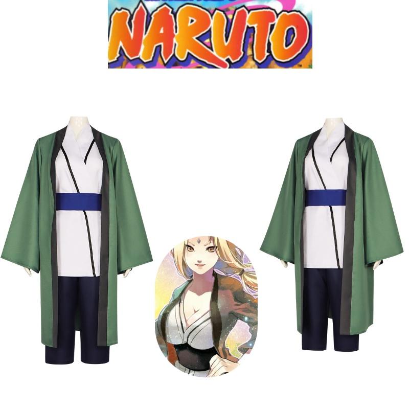 Ninja Tsunade Cosplay Costume For Halloween And Anime Fans In Stock