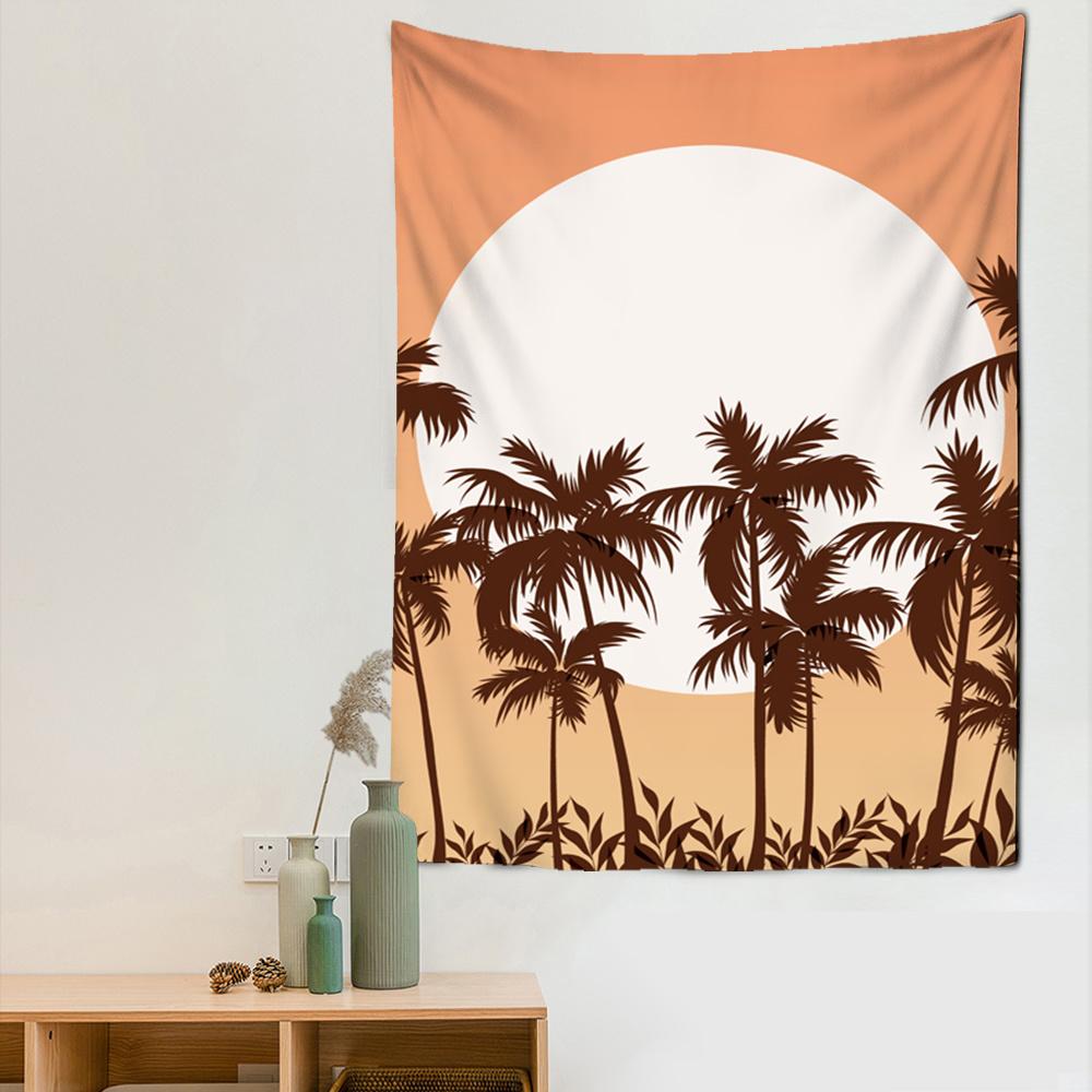 Tapiserie vintage cu lună, mandala, tarot, tapiserie de perete, dealuri boeme, agățată pe perete, decor dormitor pentru dormitor