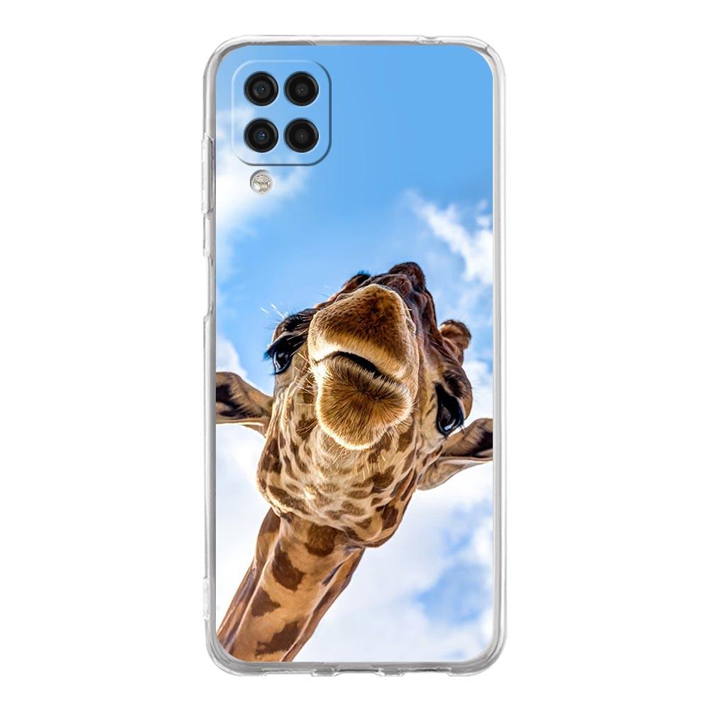 giraffe Phone Case For Samsung Galaxy A13 A33 A73 A53 A23 A51 A71 A21S A12 A31 A41 A05s A03S A15 A25 A32 5G Silicone Clear Cover