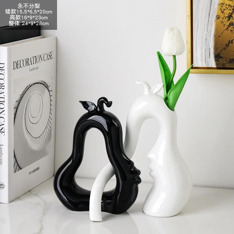 

Легкая роскошь, простое современное абстрактное искусство, ваза, украшение, крыльцо, винный шкаф, креативное украшение, стол, чтобы отправить друзьям подарки, ангел