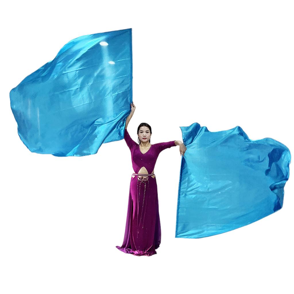 2Pcs Praise Dance Flags Semicircle Angel Wing Flags Praise Dance Worship Flags with Scalable Rod for Dance Church