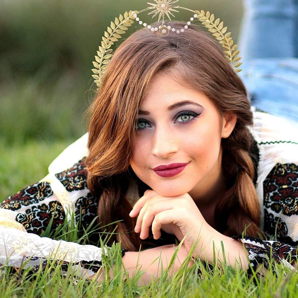 Rhinestone Hair Hoop Alloy Star Headband Elegant Bride Headpiece  Wedding