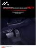 Alloy Rubber Anti-Slip Throttle & Brake Pedal Cover for City, Fit, Crider, Vezel, Greiz, XRV