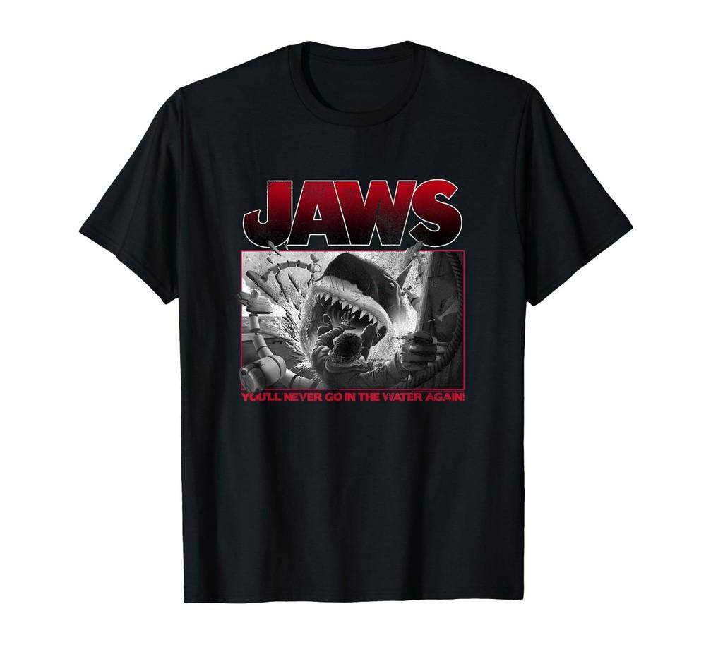 

Jaws Red, Black, & White Poster T-Shirt 4XL