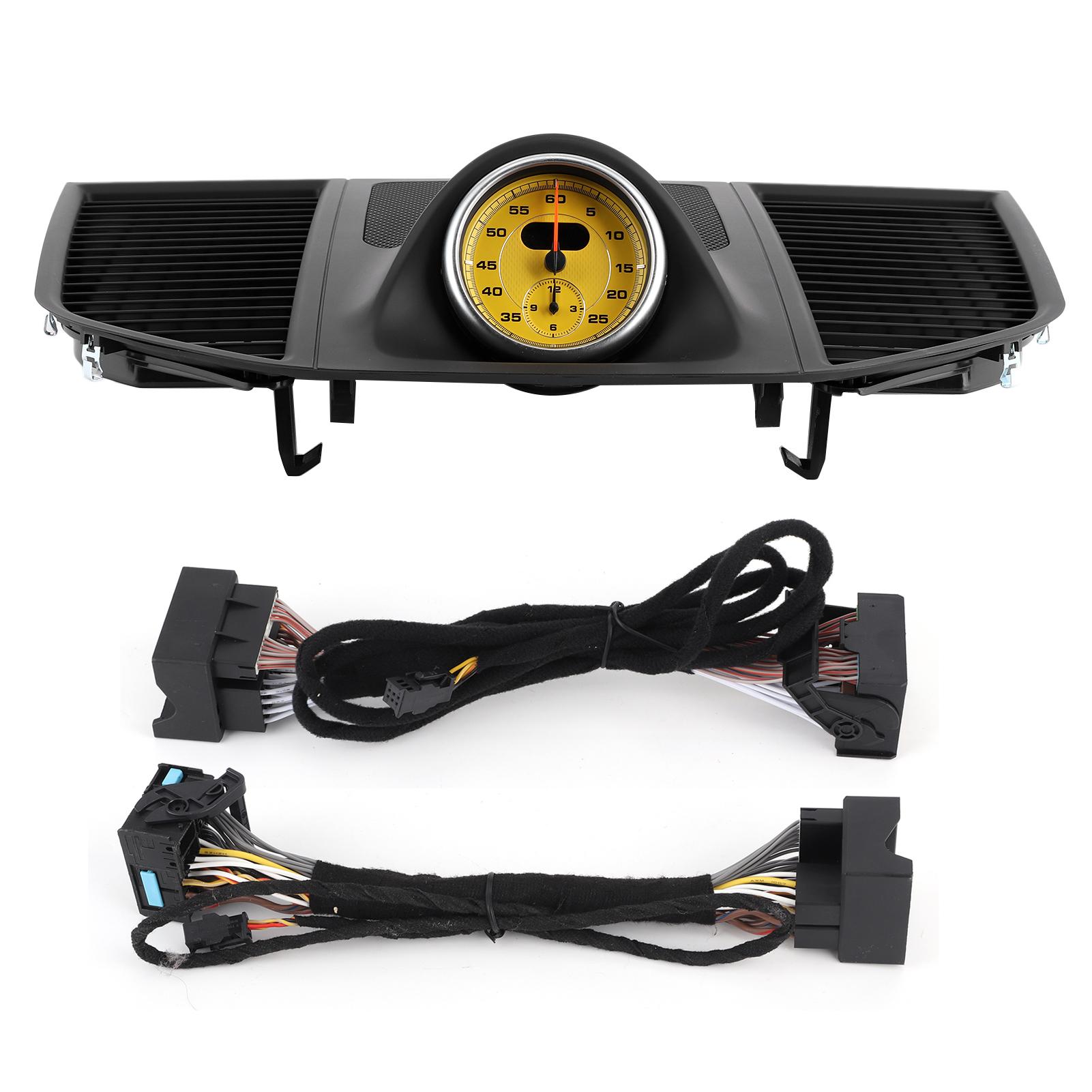 

Верхня накладка приладової панелі автомобіля Хронометр Підходить для Porsche MACAN 2014‑2020 Yellow