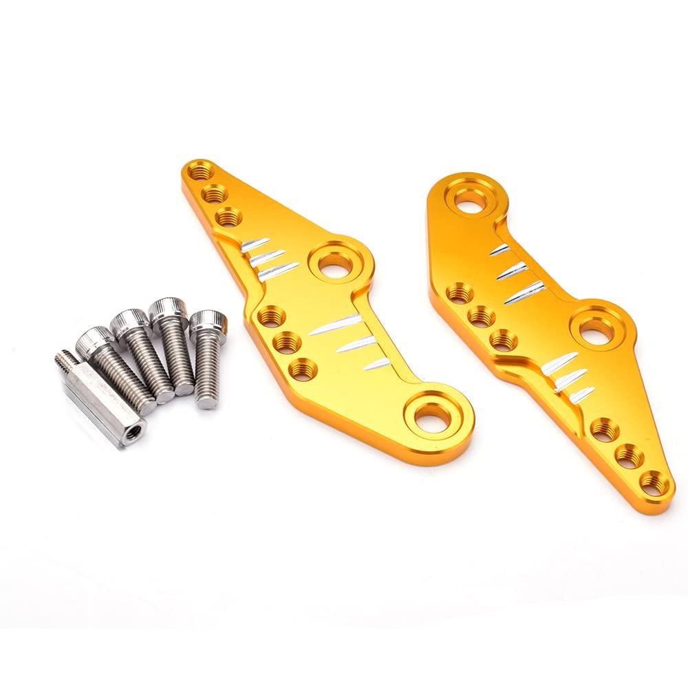 

LEDISHUN Step Up Bracket Z250SL Ninja 250SL NINJA250SL Step Offset Plate (Gold) золотой