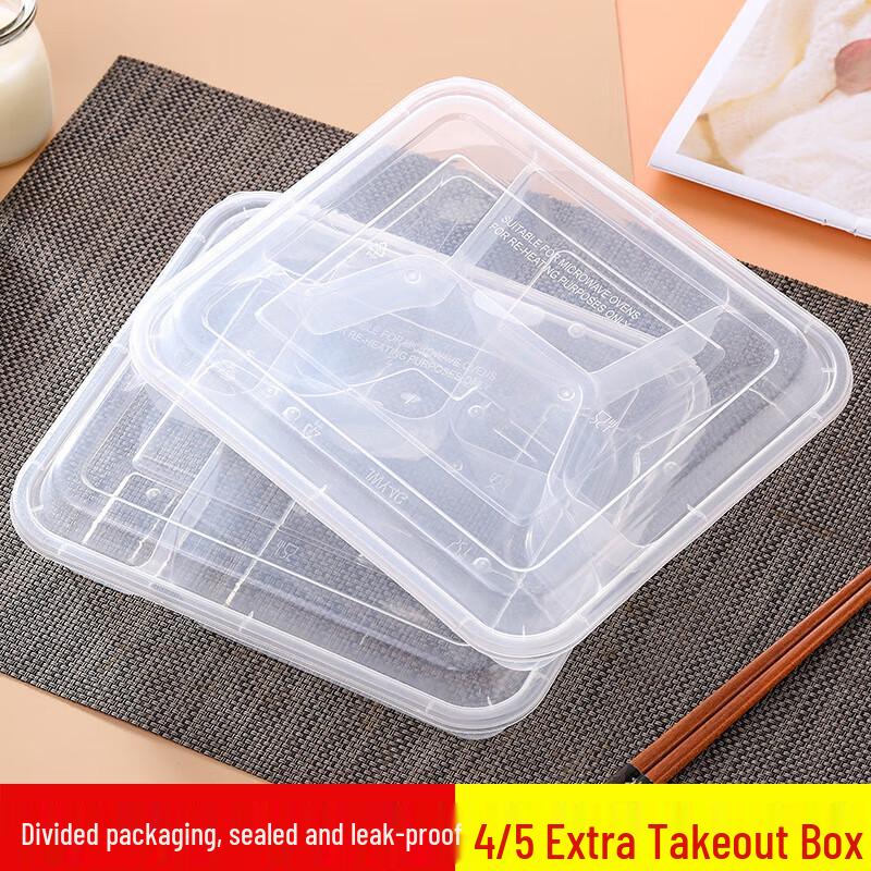 Disposable Compartment Meal Boxes