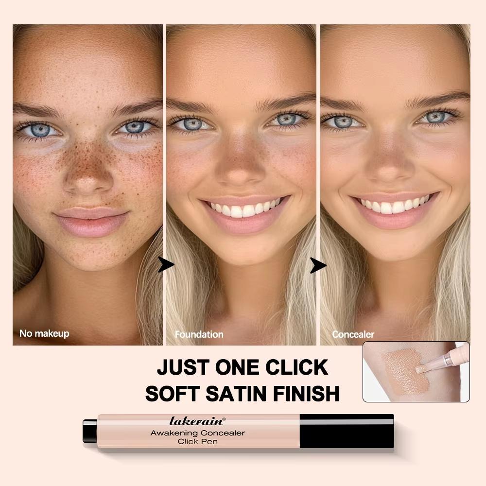 Corrector en Barra Tipo Presión Ocultar Iluminar Natural Resaltador Cobertura Corrector Híbrido Cuidado de la Piel Cobertura Total de Corrector Facial