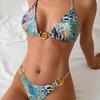 Women's Sexy Halter Neck Two-Piece Swimsuit for Beach & Hot Spring