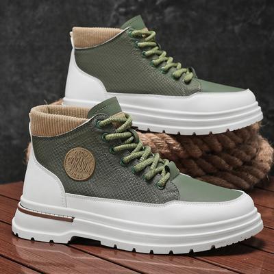 Neue Herbst High-Top Freizeit Arbeitsschuhe, Rutschfeste und Verschleißfeste Outdoor Freizeit Sportschuhe, Herren High-Top Stiefel