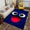 Happy Face Cartoon Carpet Design suitable as a non-slip mat for the living room or bedroom sofa