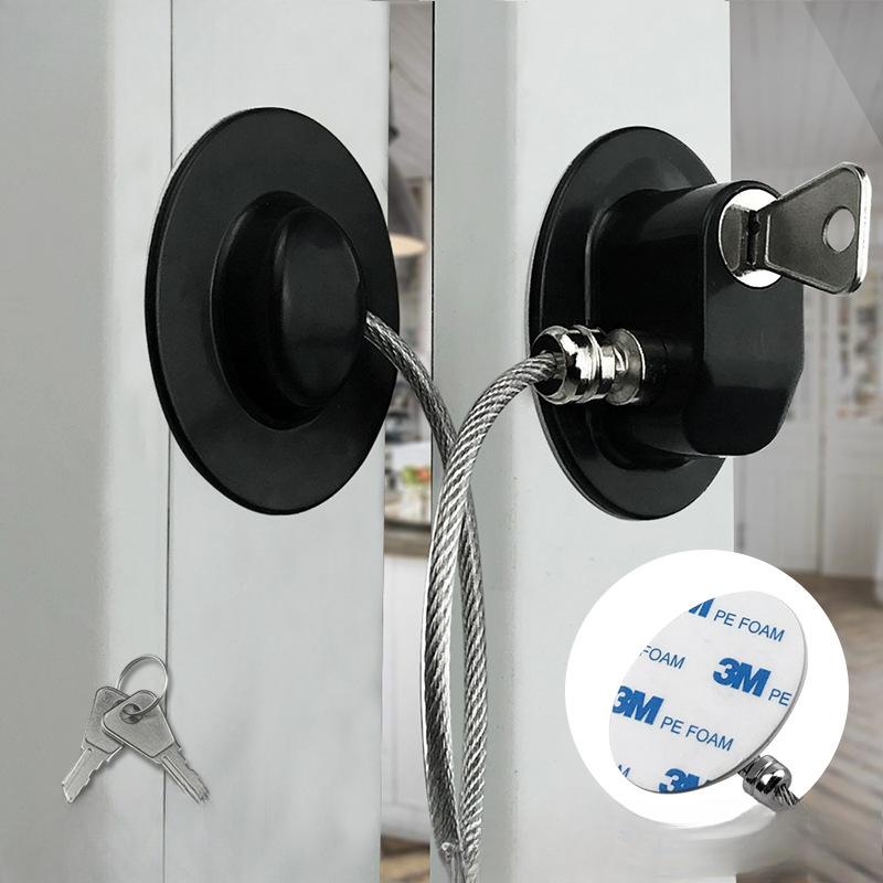 1 Pc Child Protection Refrigerator Lock Window Stop Baby Safety Child Lock Infant Security Window Stopper Without Punching Safe