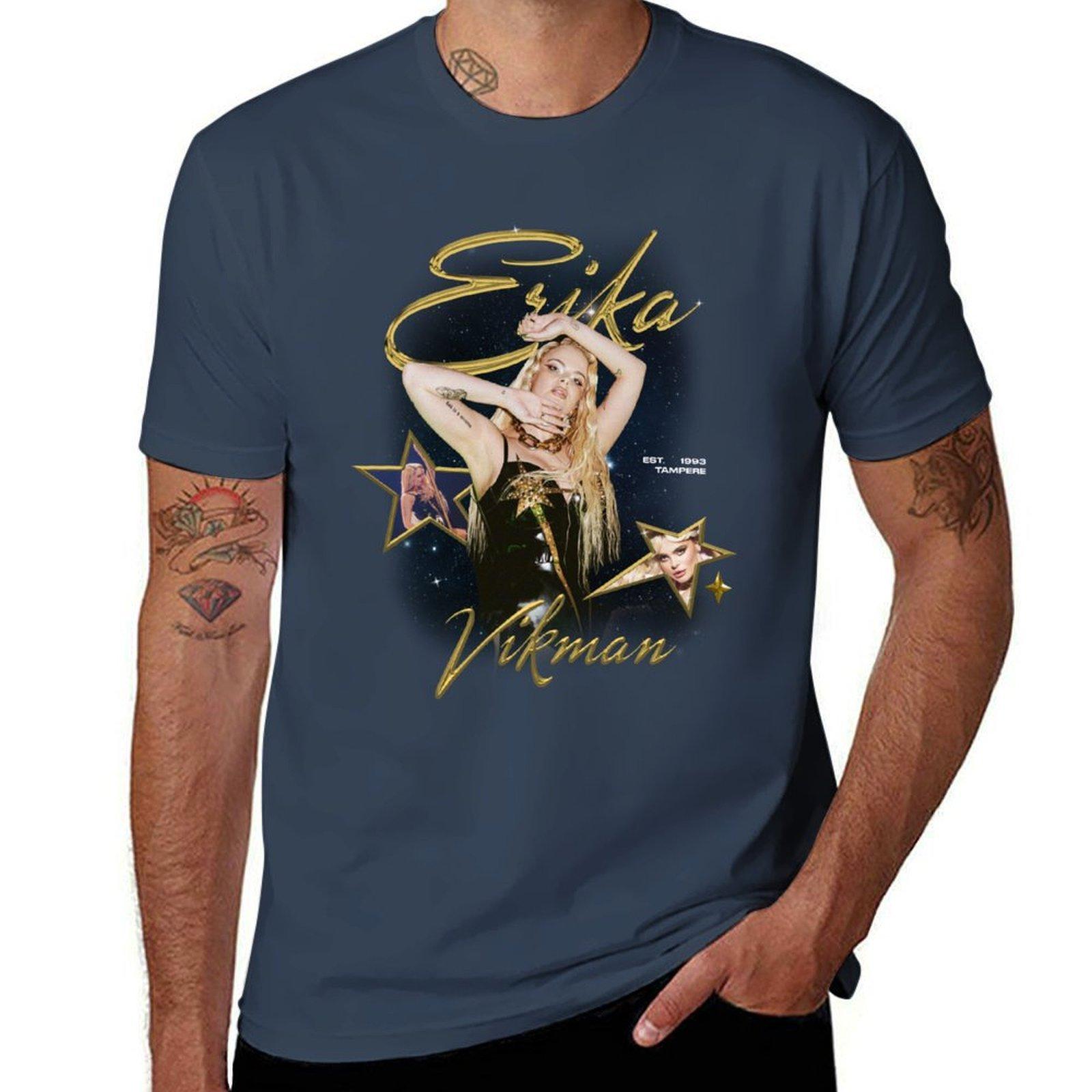 Erika Vikunisex I Am Coming Eurovision 2025 Finland Merch T-shirt Quick Dry Travel T-shirt S