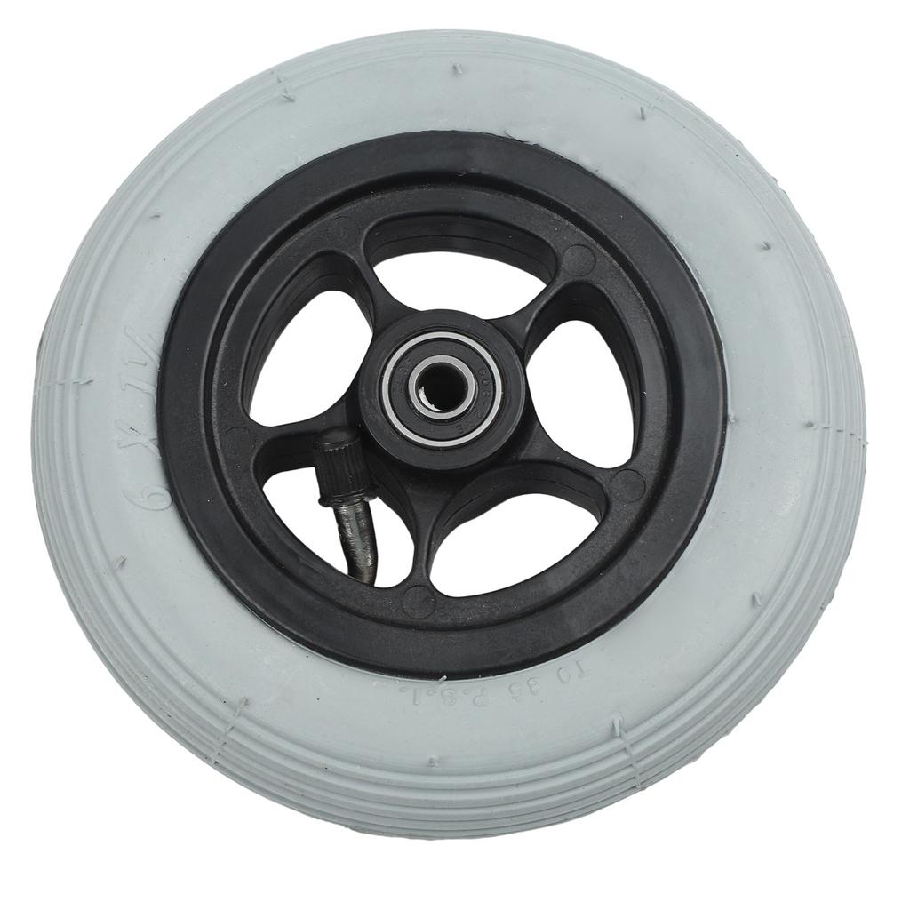 Roată Față 6 Inch Anvelopă Gri pentru Scaun cu Rotile Electric Ottobock Instalare Ușoară