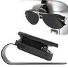 Sunglass Holder For Car Visor Clip Carbon Fiber Textured Universal Multifunctional Clip Car Glasses Holder For Money Key