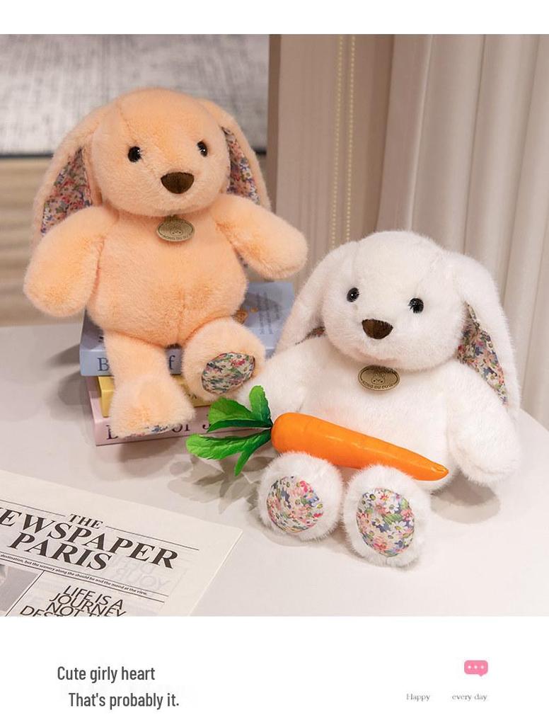 Cute Lop-Eared Rabbit Plush Doll - Soft Birthday Gift Toy