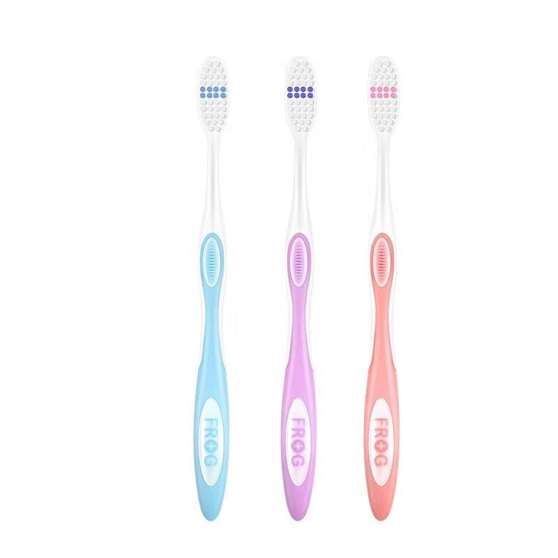 Frog QT131B Soft Bristle Adult Toothbrush Set